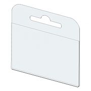 Держатели информации, Ценникодержатели на крючки, Держатель ценника на вспененном скотч. Мы предоставляем высококачественные POS-материалы по выгодным ценам. Бирка на крючок ПЭТ-0.5 мм.